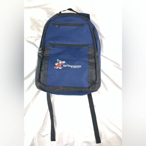 Walt Disney Imagineering Tech Studio Blue Exclusive Backpack Rare, COLLECTIBLE.